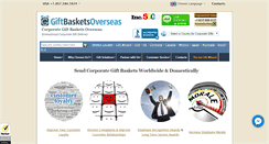 Desktop Screenshot of corporate.giftbasketsoverseas.com