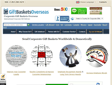 Tablet Screenshot of corporate.giftbasketsoverseas.com