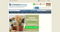 Desktop Screenshot of canada.giftbasketsoverseas.com