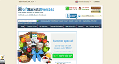 Desktop Screenshot of middleeast.giftbasketsoverseas.com